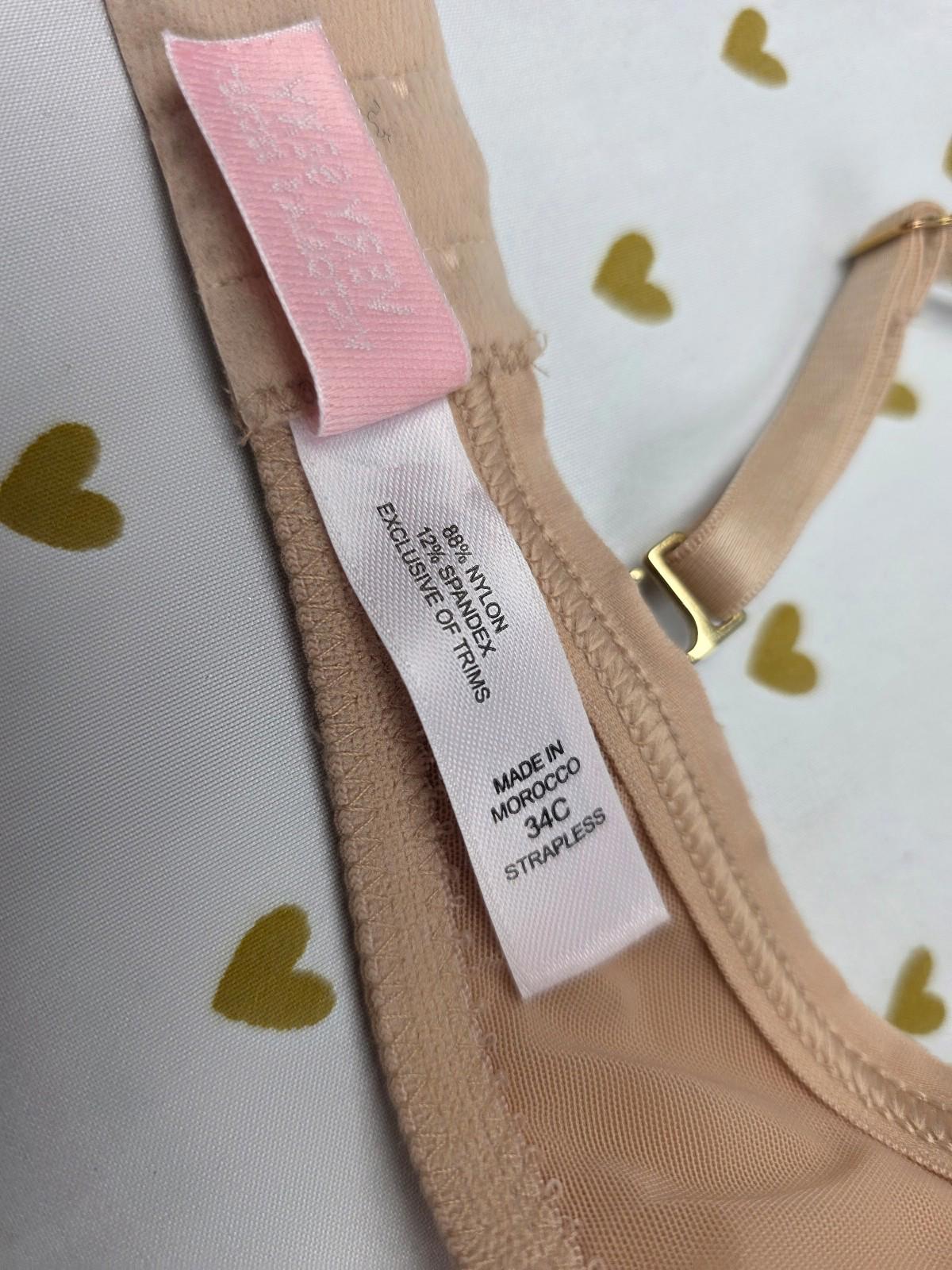 Victorias Secret lot of 2 Vintage y2k bras 34C adjustable multiway & padded