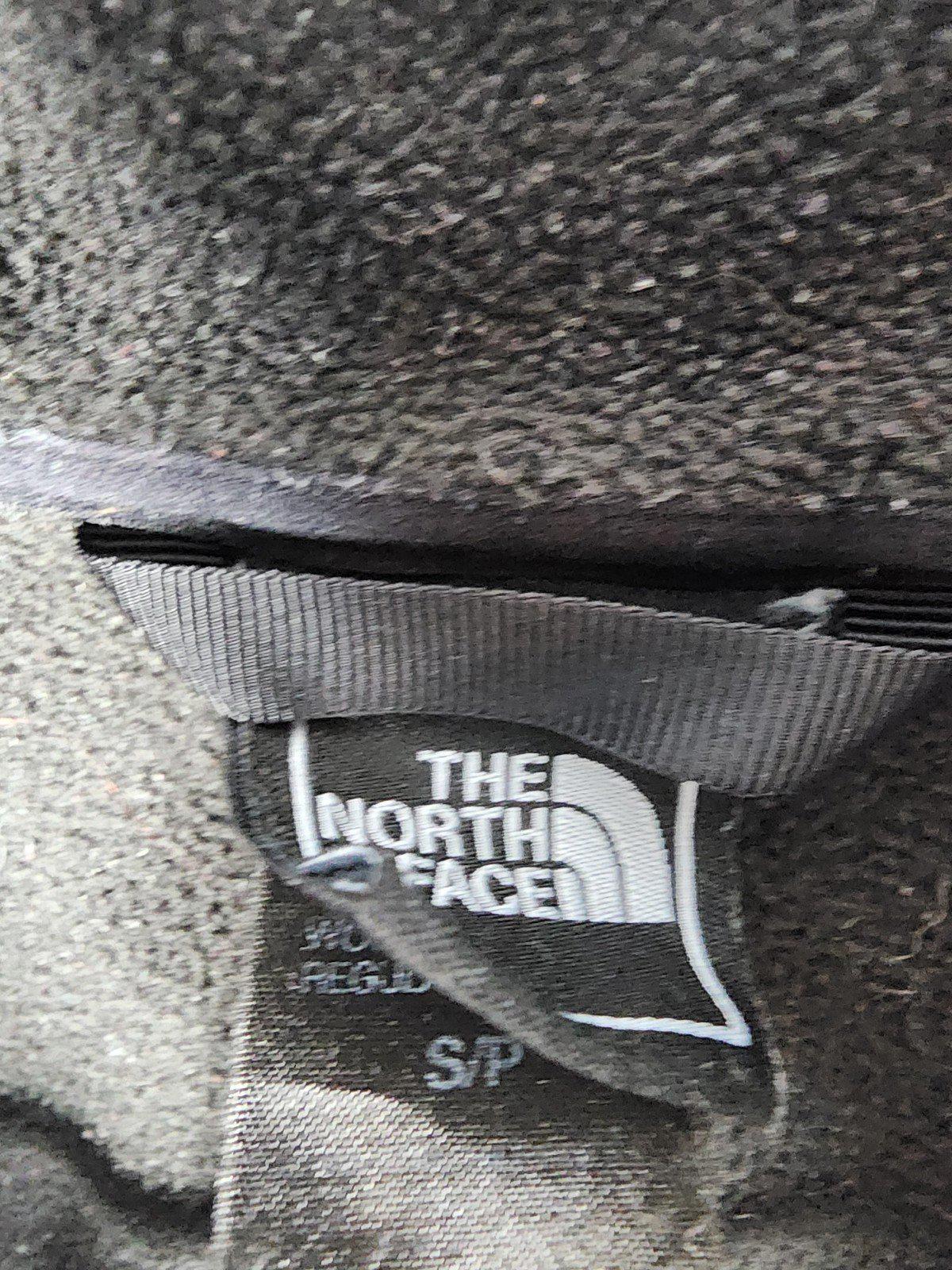 The North Face womens small black fleece full zip jacket