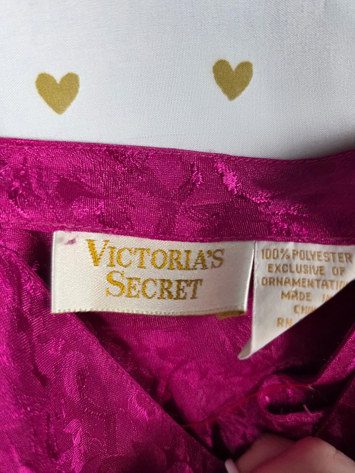 Victorias secret VINTAGE GOLD LABEL small sheer accent lingerie Slip Dress