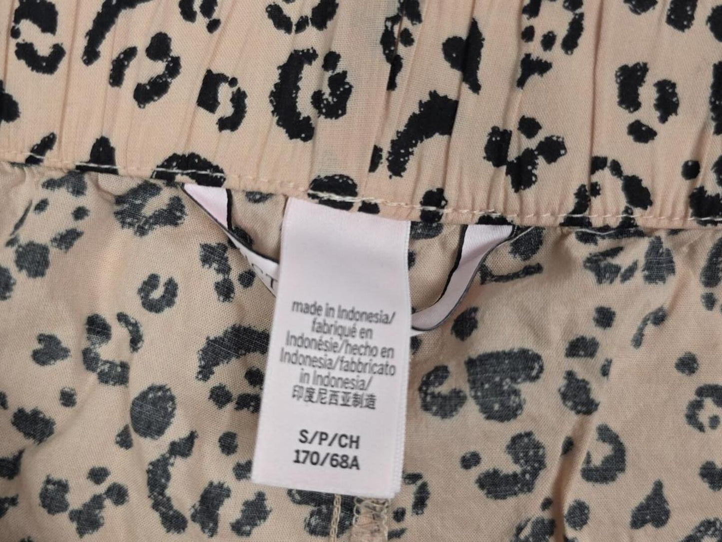 Victorias Secret Cheetah Leopard Small Sleep Shorts Boxers Pajama Bottoms